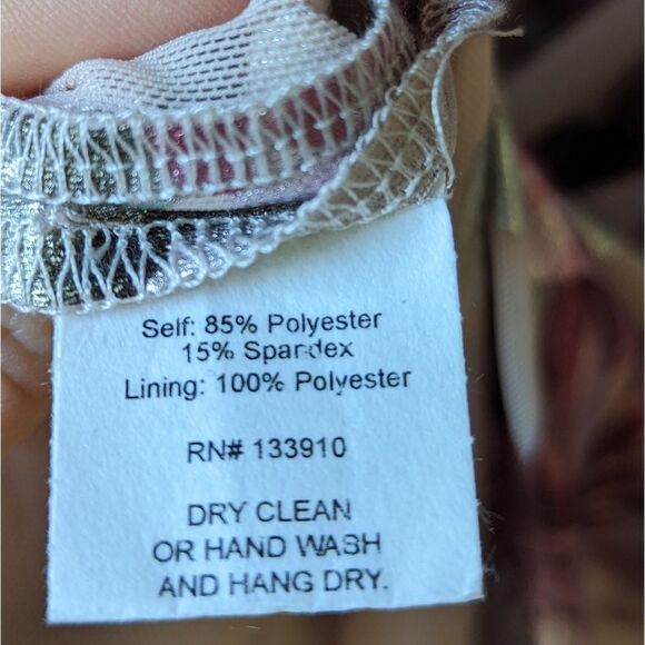 SHOW ME YOUR MUMU Maxi Dress Carmella Floral Metallic with Romper Lining M - Picture 14 of 14